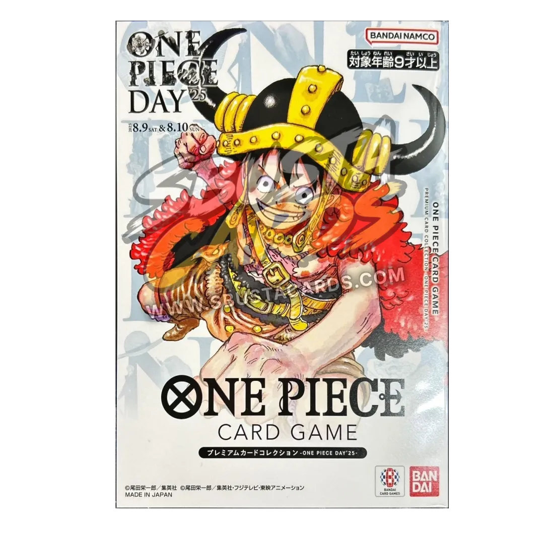 Premium Card Collection ONE PIECE DAY'25 giapponese, confezione sigillata