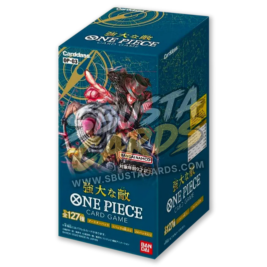 Booster box giapponese One Piece OP-03 Pillars of Strength, sigillato, 24 buste