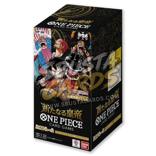 Booster box giapponese One Piece OP-09 Emperors in the New World, sigillato, 24 buste