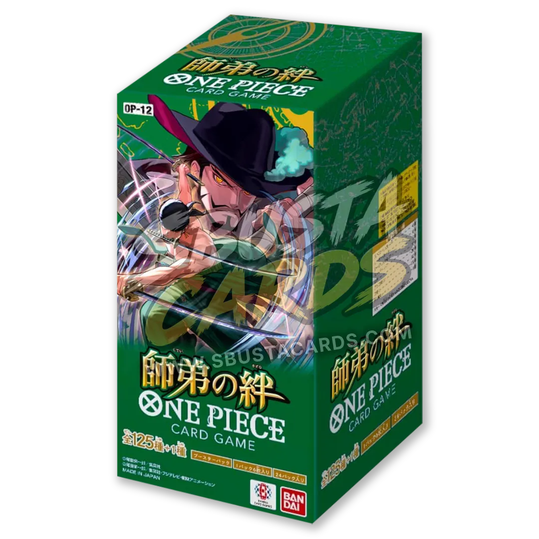 Booster box giapponese One Piece OP-12 Legacy of the Master, sigillato, 24 buste