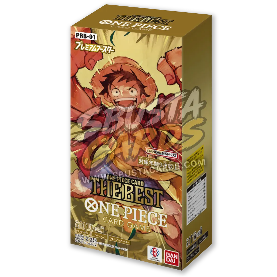 Booster box giapponese One Piece PRB-01 Card The Best, sigillato, 10 buste