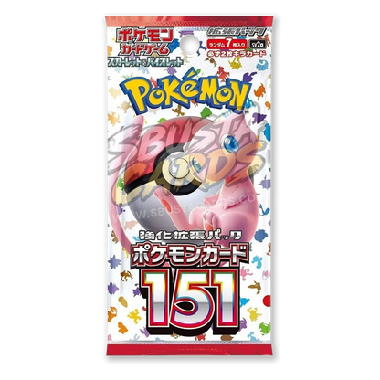 Busta Pokémon 151 sv2a edizione giapponese da 7 carte sigillata