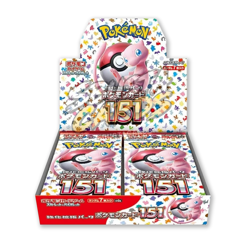 Display Pokémon 151 sv2a edizione giapponese sigillata da 20 buste